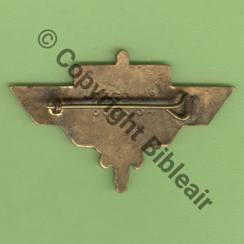 FFL  FRANCE LIBRE Mle Le Moustique REFRAPPE EMAIL GF  SM Eping bascule GB Dos lisse Grave REGD No838334 Src.Y.GENTY 15Eur03.21 